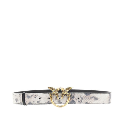 PINKO Love Birds leather belt