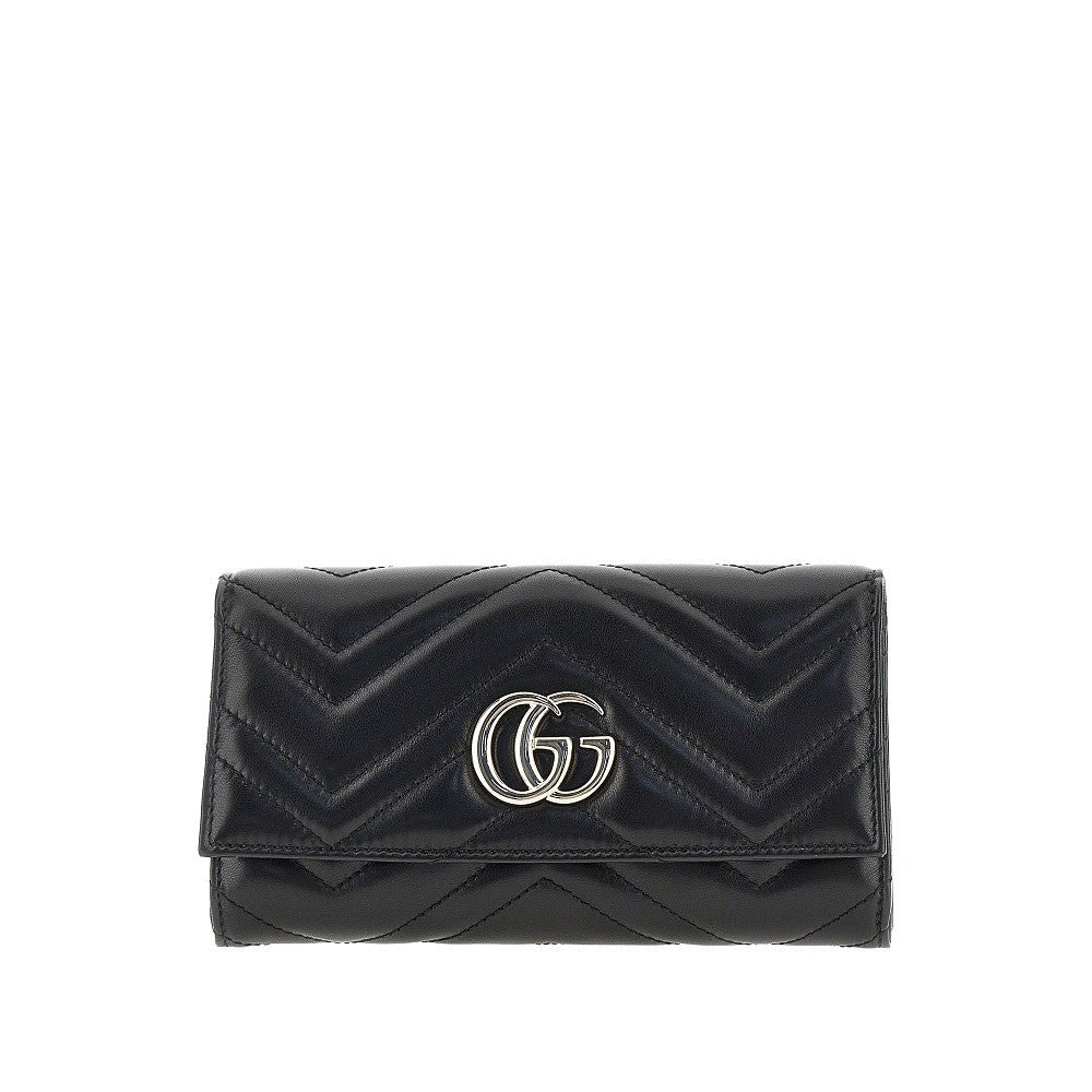 GUCCI Leather GG Marmont wallet