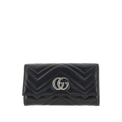 GUCCI Leather GG Marmont wallet