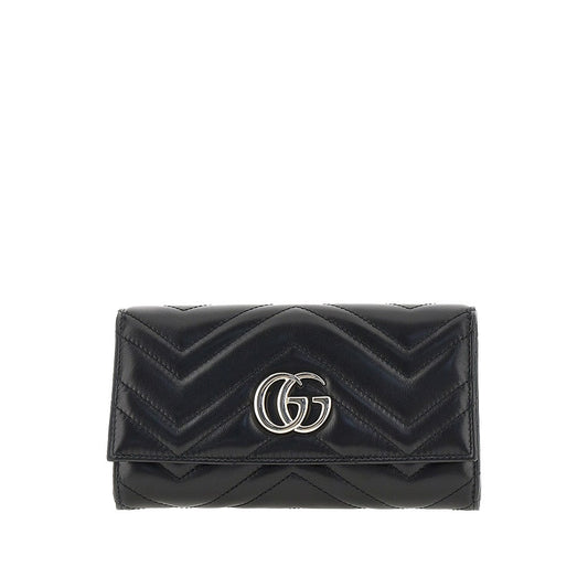 GUCCI Leather GG Marmont wallet