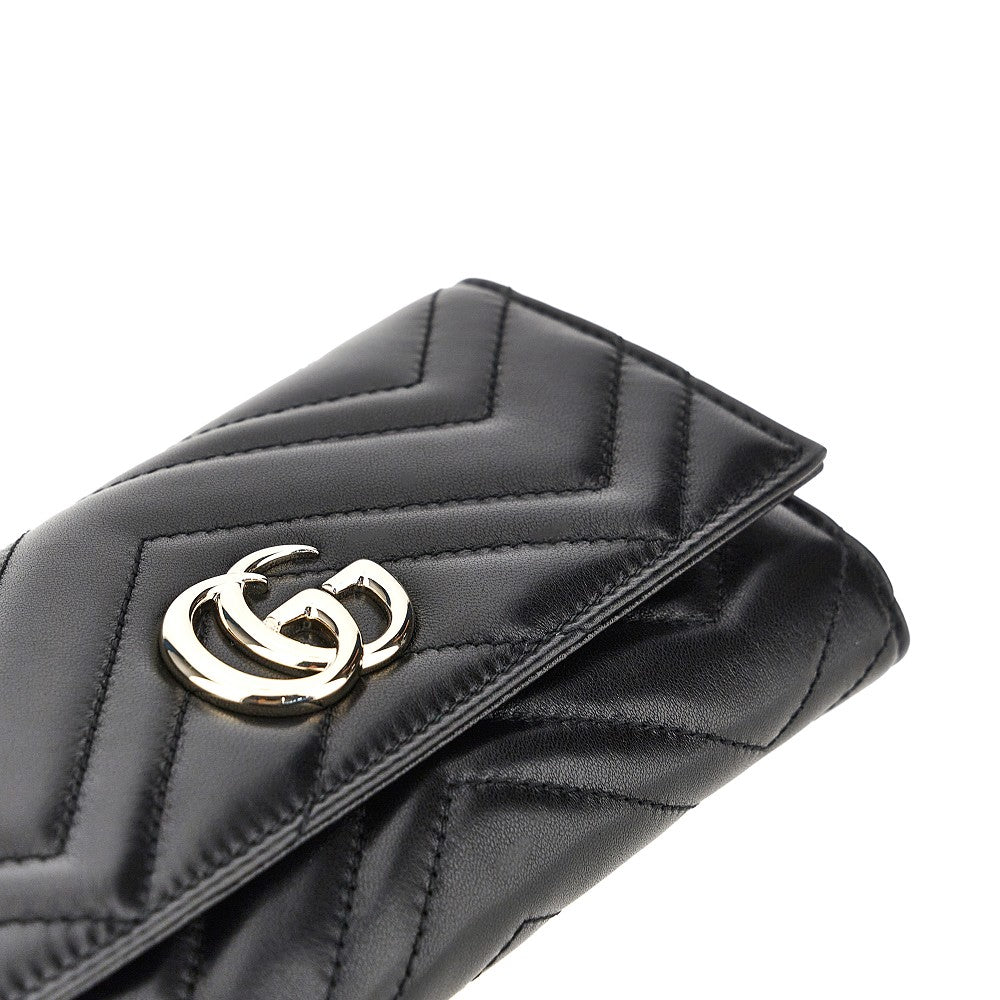 GUCCI Leather GG Marmont wallet