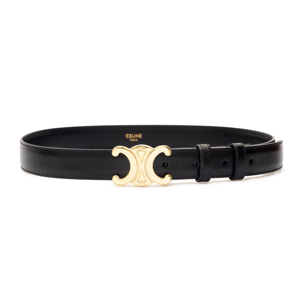 CELINE Triomphe leather belt