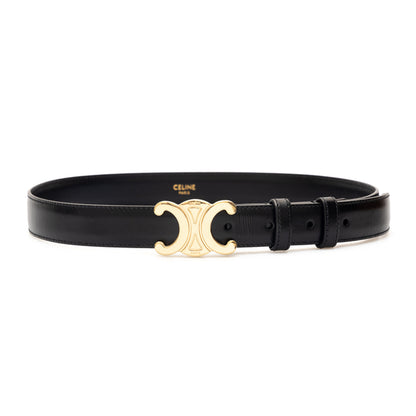 CELINE Triomphe leather belt