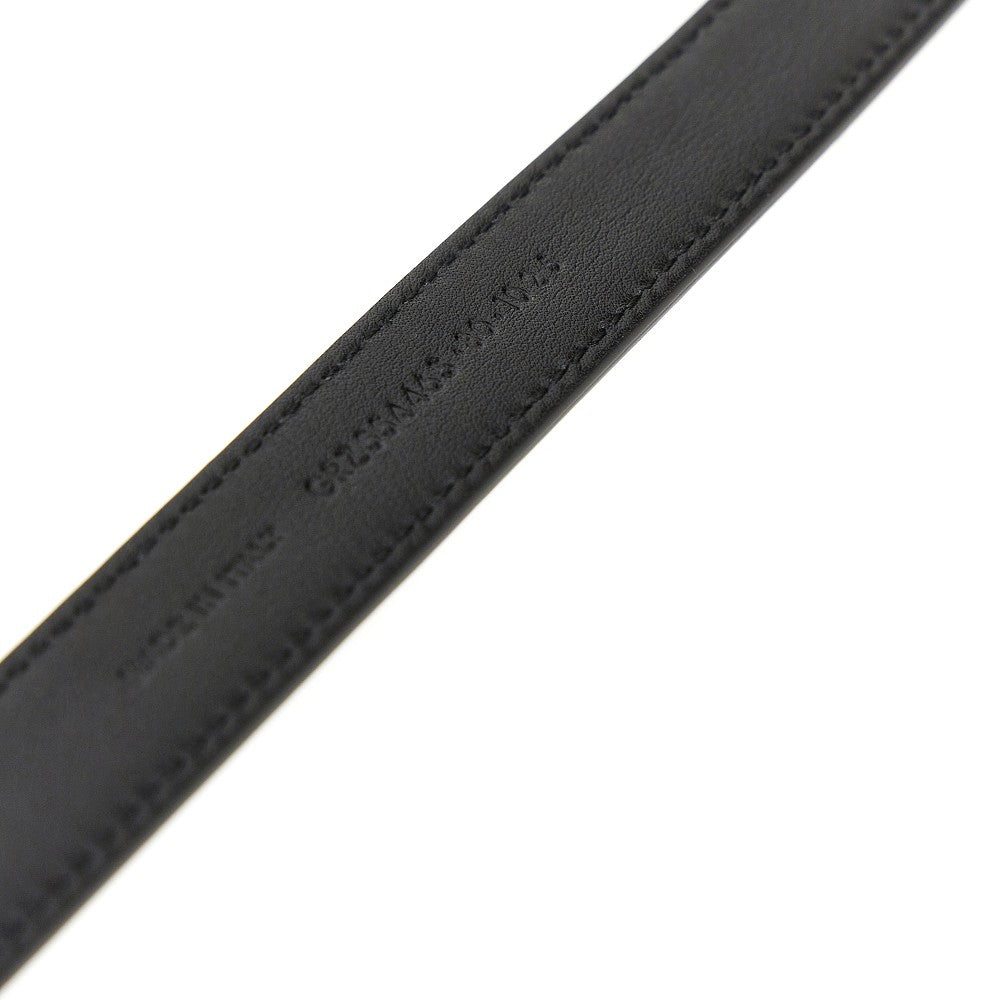 SAINT LAURENT YSL detail leather belt