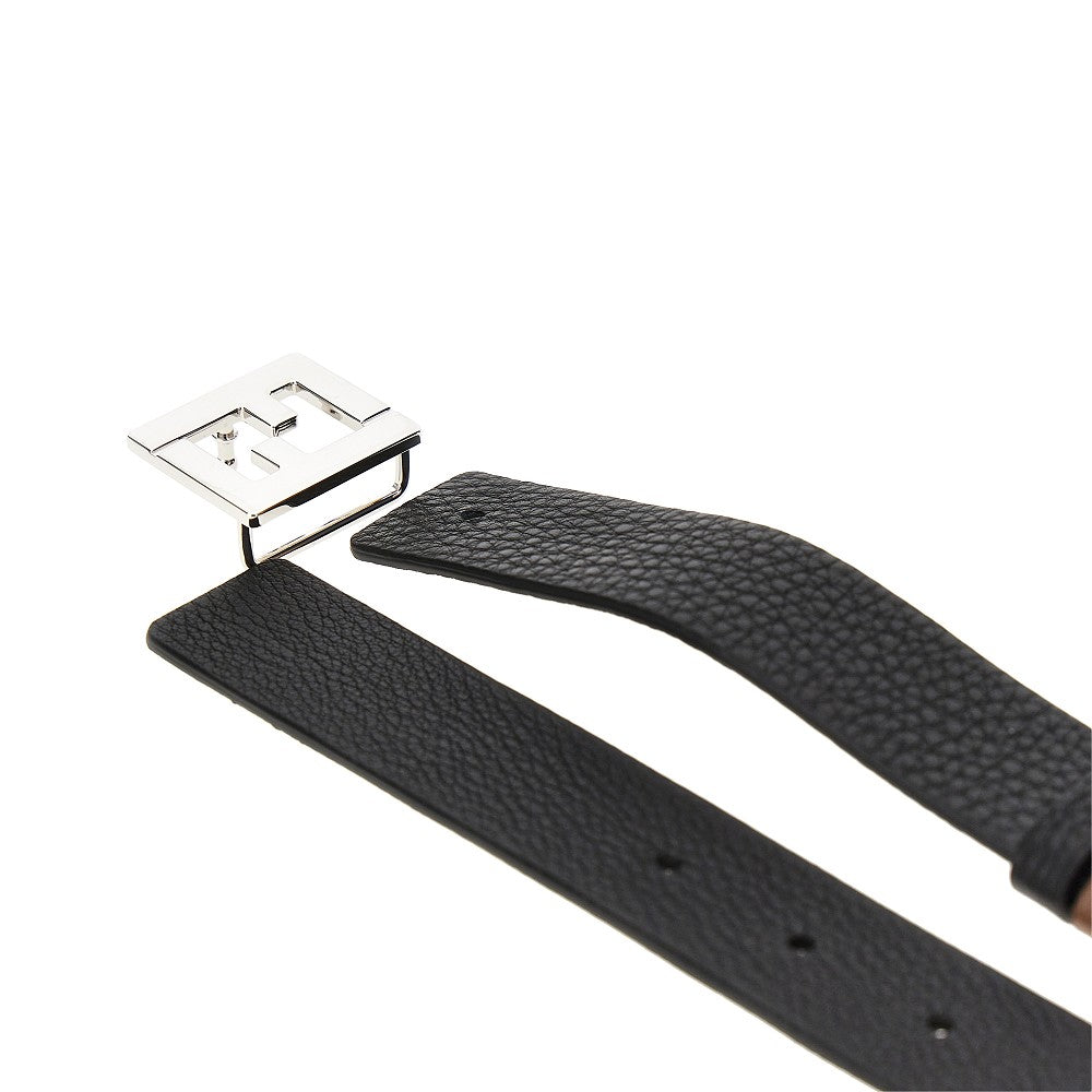 FENDI FF' leather reversible belt