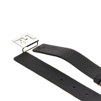 FENDI FF' leather reversible belt