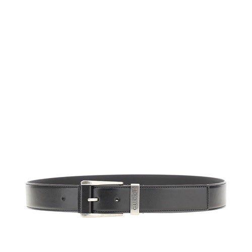 GUCCI Leather belt with logo
