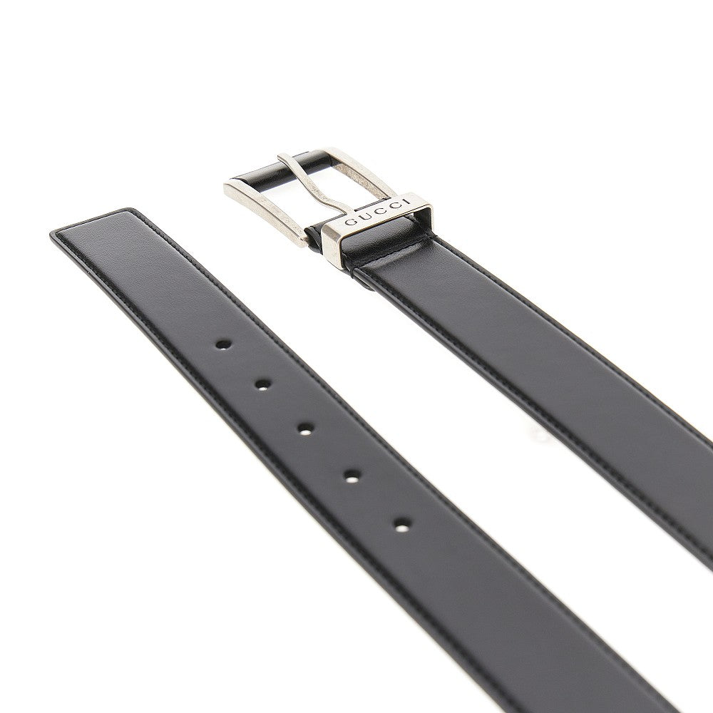GUCCI Leather belt with logo