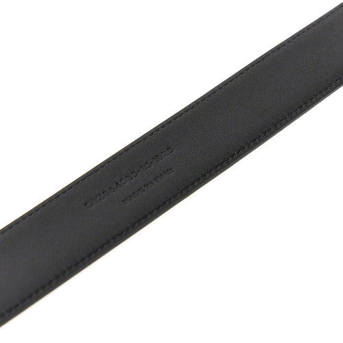 Saint Laurent Leather belt with Cassandre logo