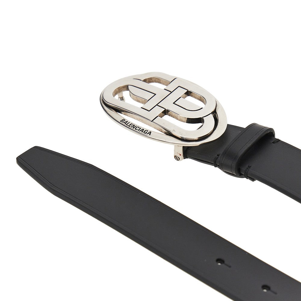 BALENCIAGA Oval BB' leather belt