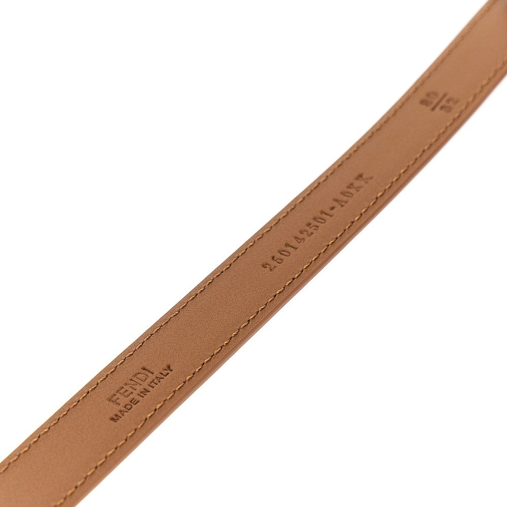 FENDI FF' leather belt