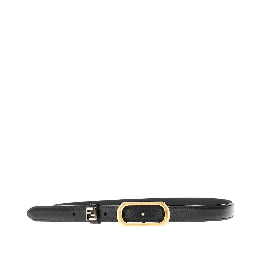 FENDI FF' leather belt