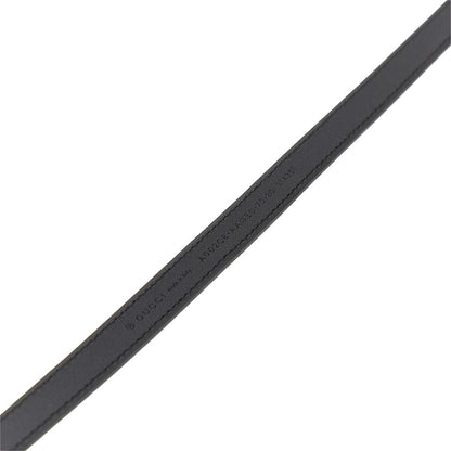 GUCCI Leather belt with GG Interlock