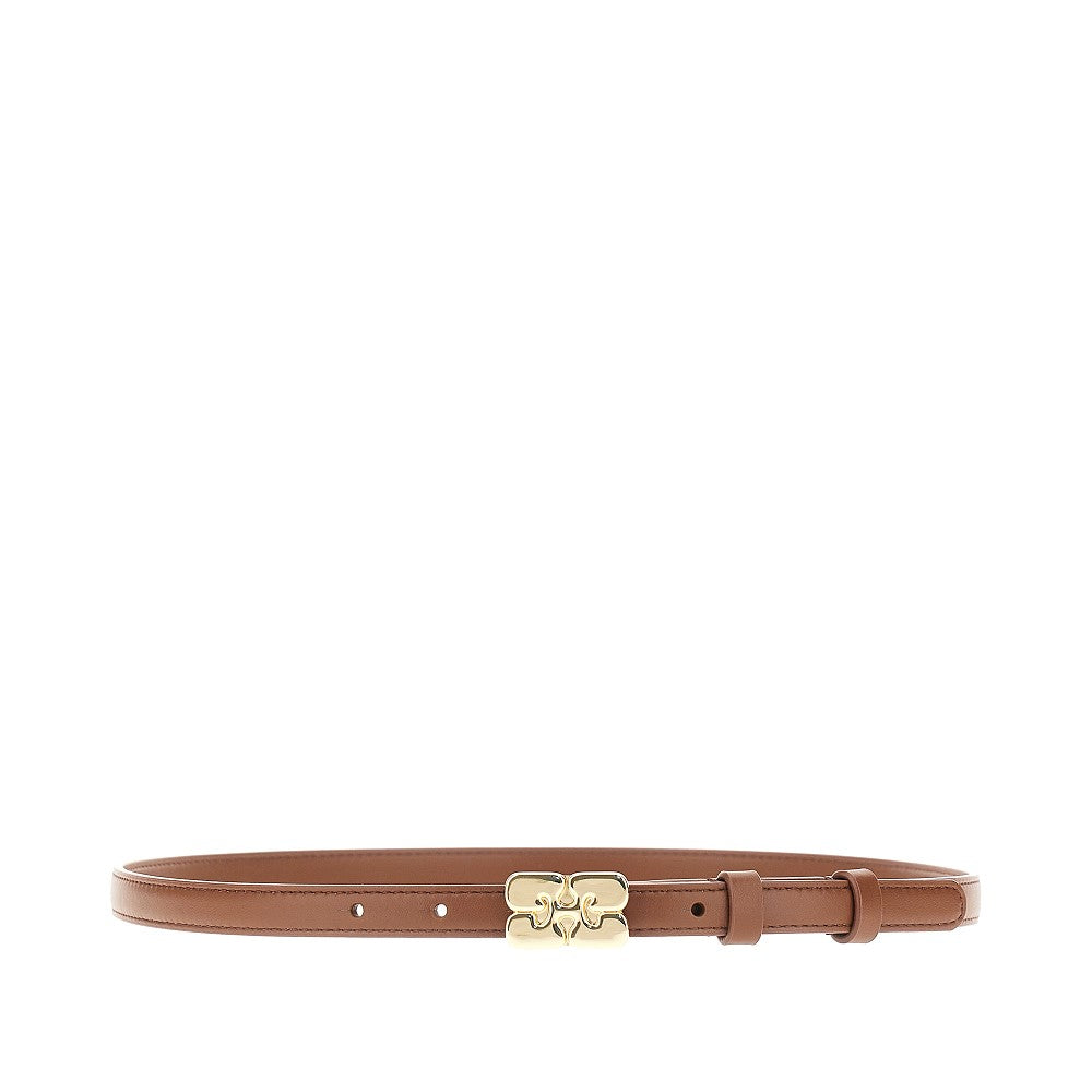 Ganni 'Kat' recycled leather belt
