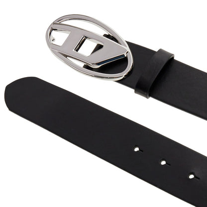 DIESEL D' logo leather belt