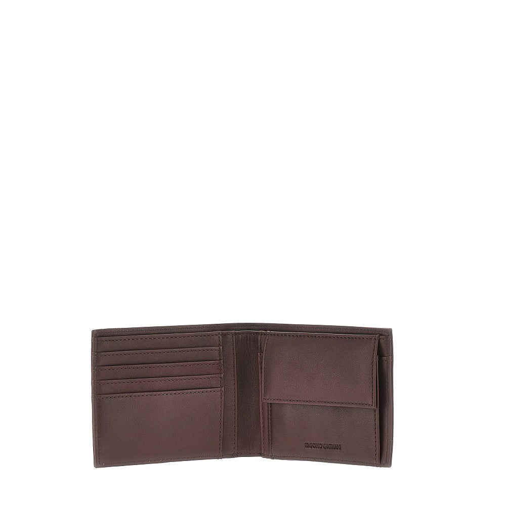 EMPORIO ARMANI Leather bi-fold wallet