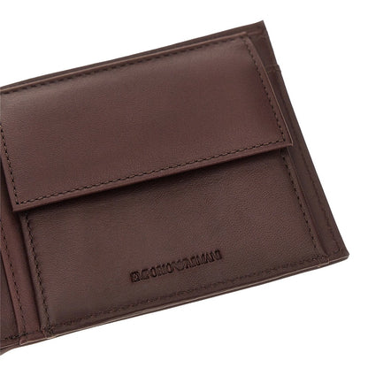 EMPORIO ARMANI Leather bi-fold wallet
