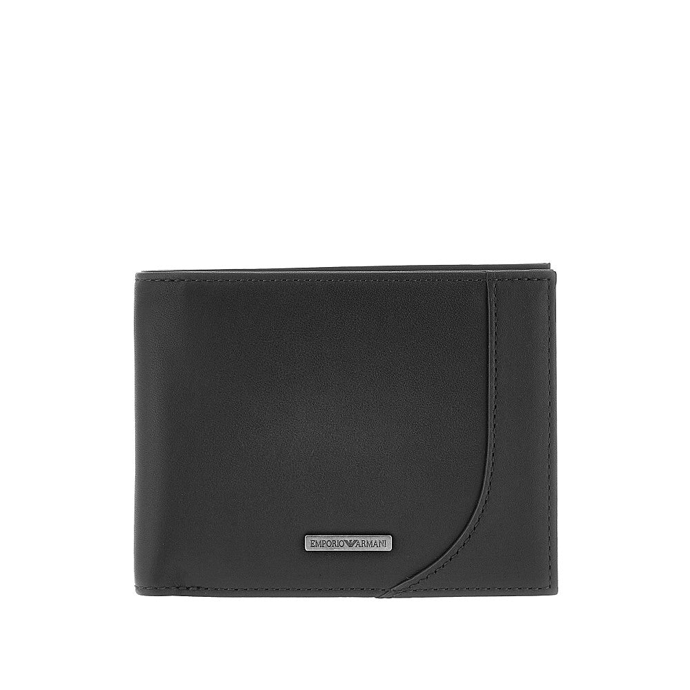 EMPORIO ARMANI Leather bi-fold wallet