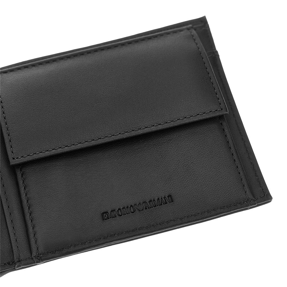 EMPORIO ARMANI Leather bi-fold wallet