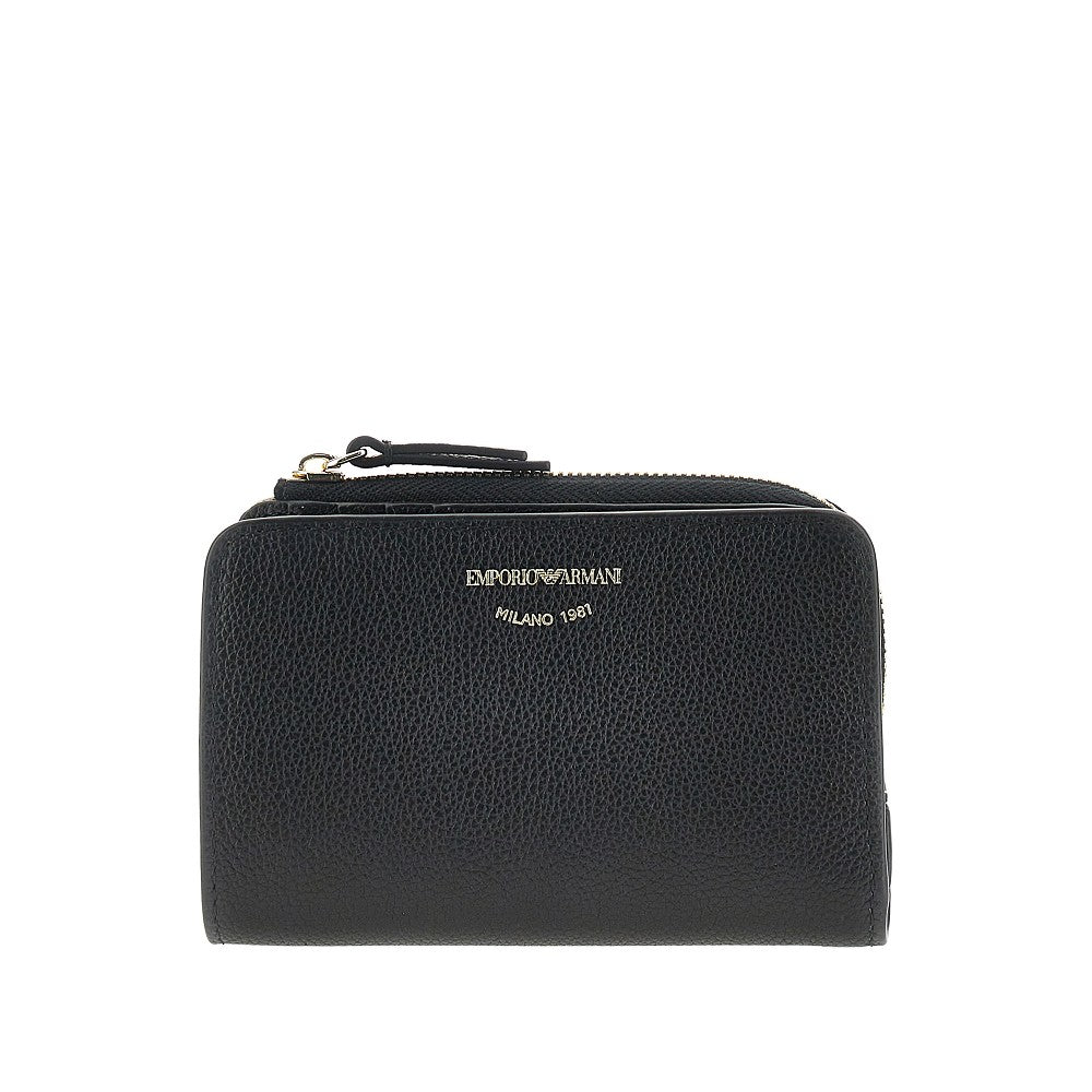 EMPORIO ARMANI Grained leather bi-fold wallet