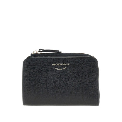 EMPORIO ARMANI Grained leather bi-fold wallet
