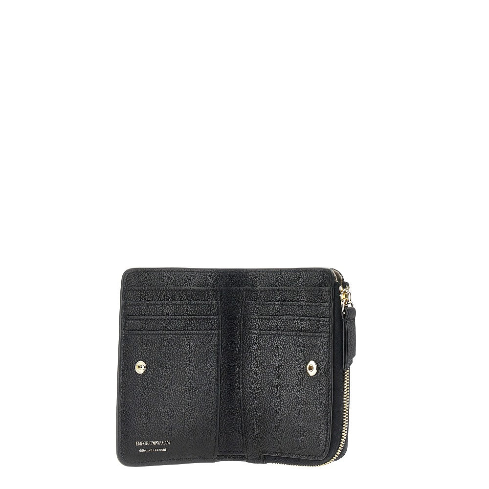 EMPORIO ARMANI Grained leather bi-fold wallet