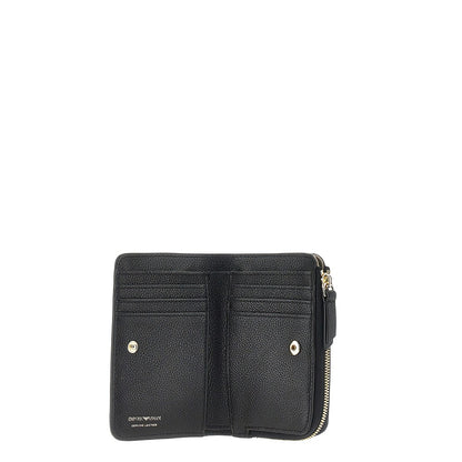 EMPORIO ARMANI Grained leather bi-fold wallet