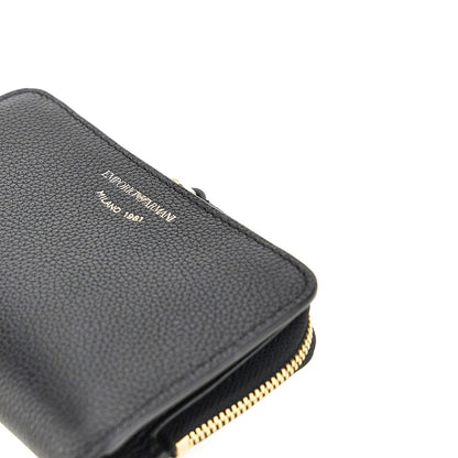 EMPORIO ARMANI Grained leather bi-fold wallet