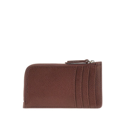 EMPORIO ARMANI Leather cardholder pouch
