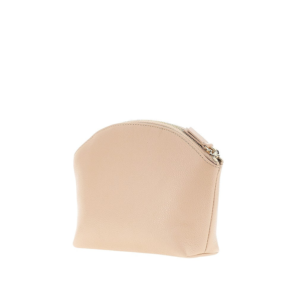 EMPORIO ARMANI Grained leather pouch