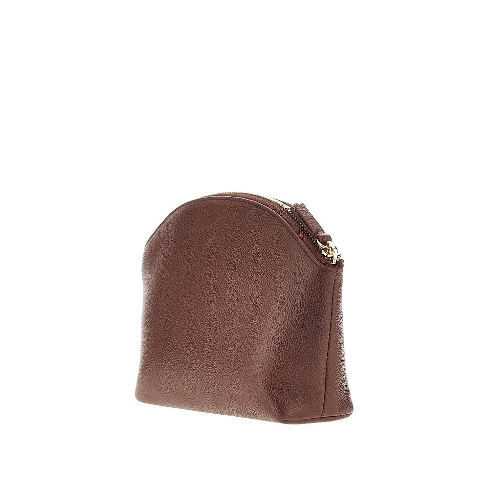 EMPORIO ARMANI Grained leather pouch