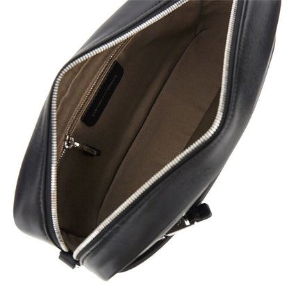 EMPORIO ARMANI Leather camera bag with logo
