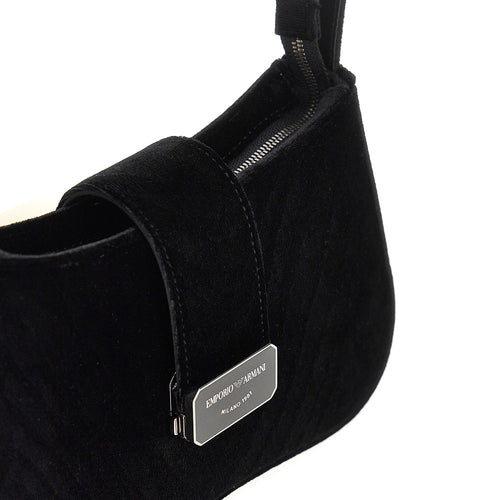 EMPORIO ARMANI Nappa leather mini bowling bag