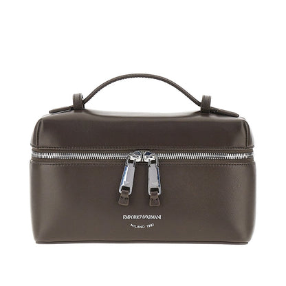 EMPORIO ARMANI Vanity case' nappa leather bag