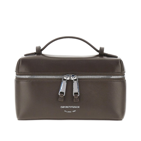 EMPORIO ARMANI Vanity case' nappa leather bag