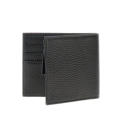EMPORIO ARMANI Grained leather bi-fold wallet