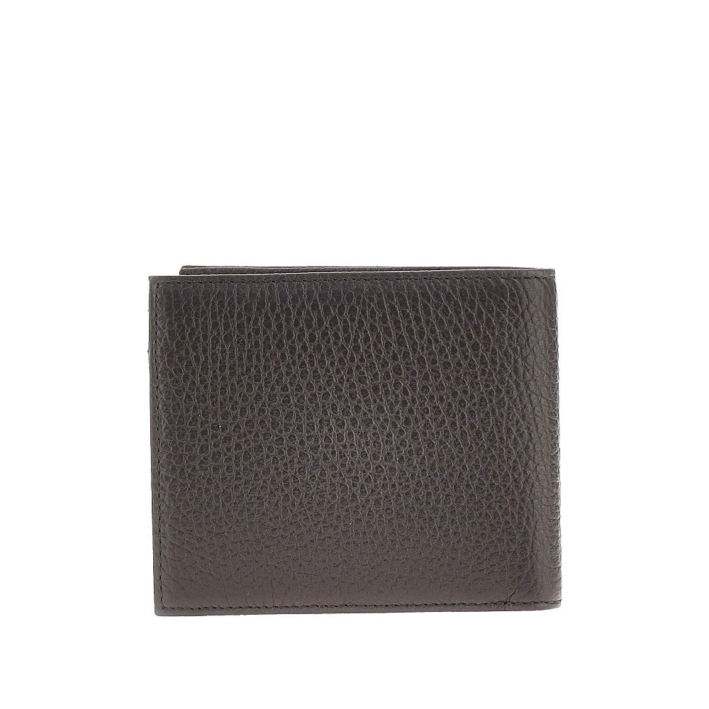 EMPORIO ARMANI Grained leather bi-fold wallet