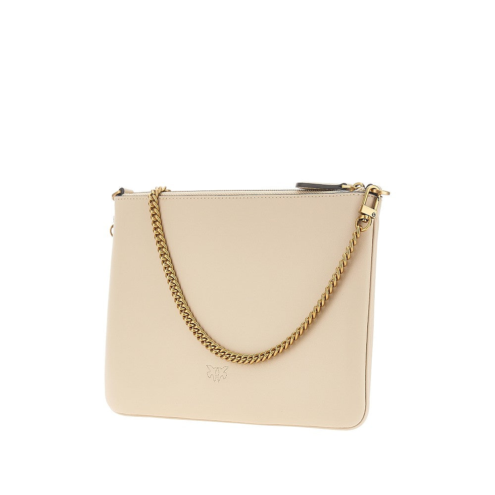 PINKO Flat Classic leather pouch