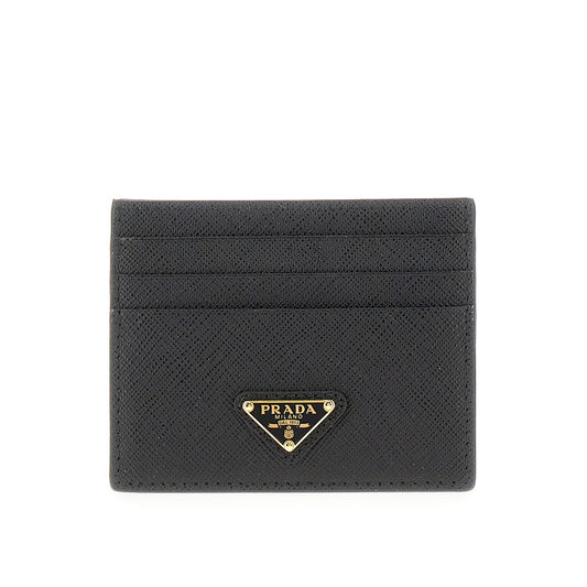 PRADA Saffiano leather cardholder with logo