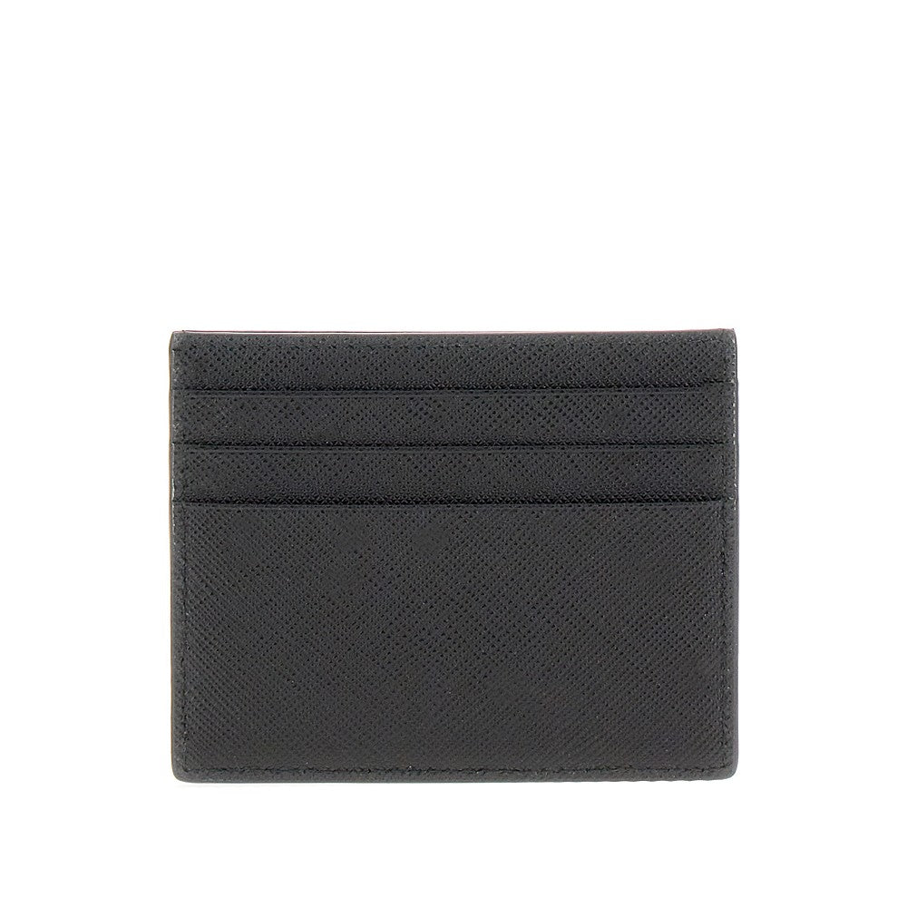 PRADA Saffiano leather cardholder with logo