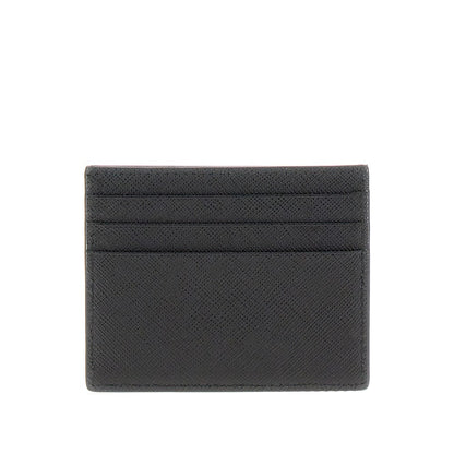 PRADA Saffiano leather cardholder with logo