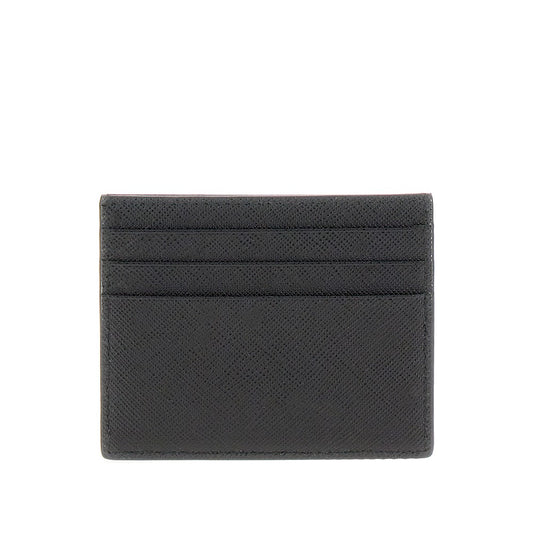 PRADA Saffiano leather cardholder with logo