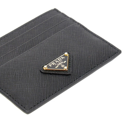 PRADA Saffiano leather cardholder with logo