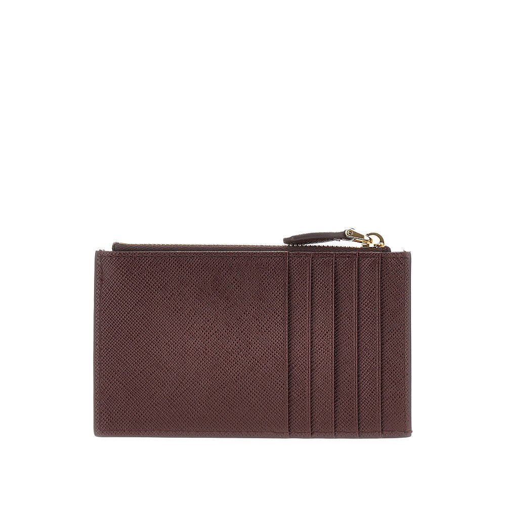 PRADA Saffiano leather cardholder pouch