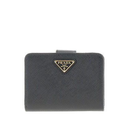 PRADA Saffiano leather small wallet with zip