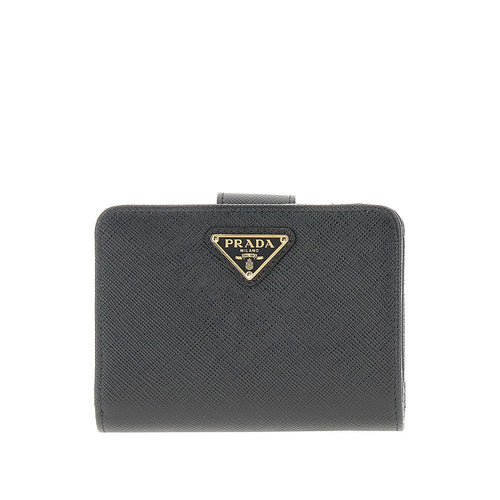 PRADA Saffiano leather small wallet with zip