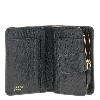 PRADA Saffiano leather small wallet with zip