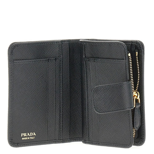 PRADA Saffiano leather small wallet with zip