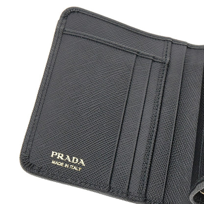 PRADA Saffiano leather small wallet with zip