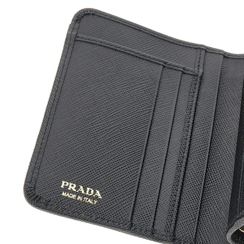 PRADA Saffiano leather small wallet with zip